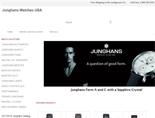 Tablet Screenshot of junghanswatchesusa.net